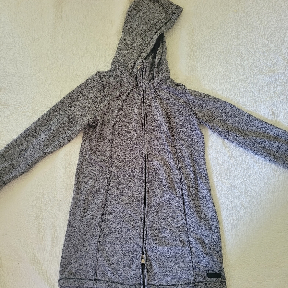 Kenneth Cole Reaction Long Sleeve Full Zip Hoodie gray sweatshirt Women…